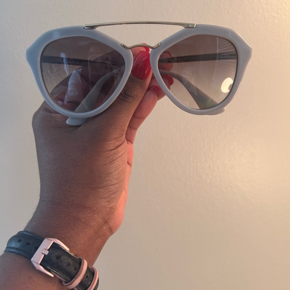 Lilac and Gold Prada Sunglasses